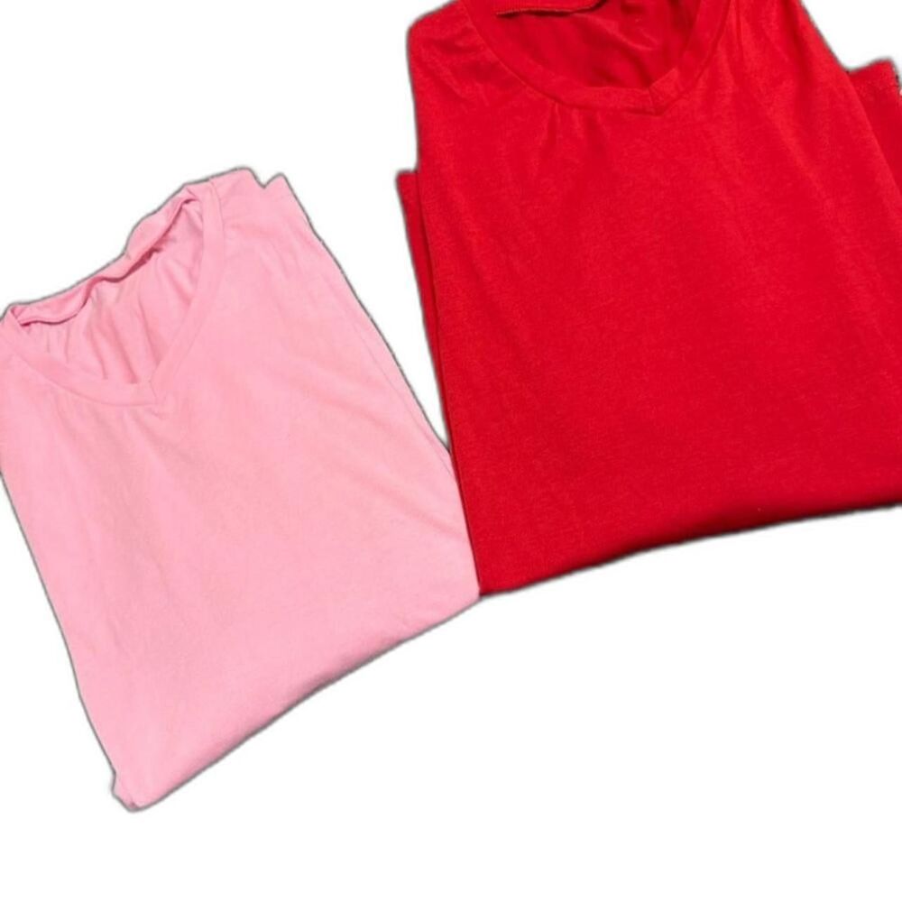 Women's Red and Pink T-shirt BUNDLE
